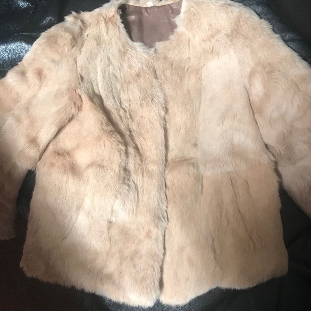 Rabbit fur jacket